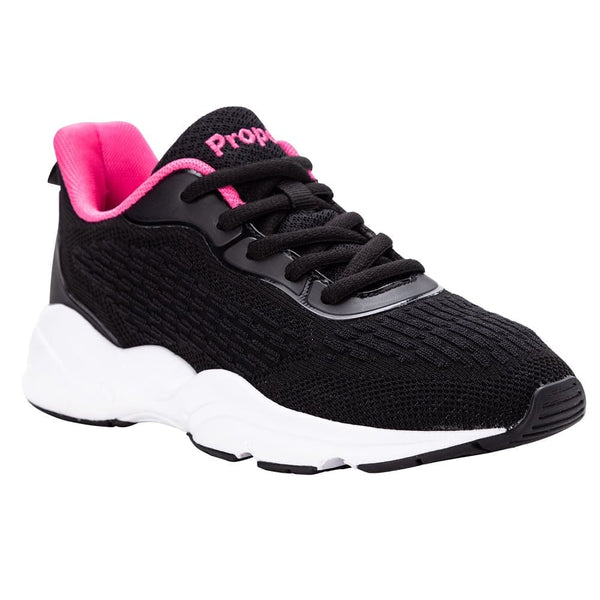 Propet Women's Stability Strive Active Shoes (Black/Hot Pink)