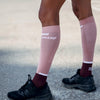 CEP Women's The Run Tall Compression Socks 4.0 Rose Dark Red