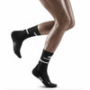 CEP Women's The Run Mid Cut Compression Socks 4.0 Black