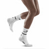 CEP Women's The Run Mid Cut Compression Socks 4.0 White
