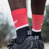 CEP Men's The Run Mid Cut Compression Socks 4.0 Black Pink/Black