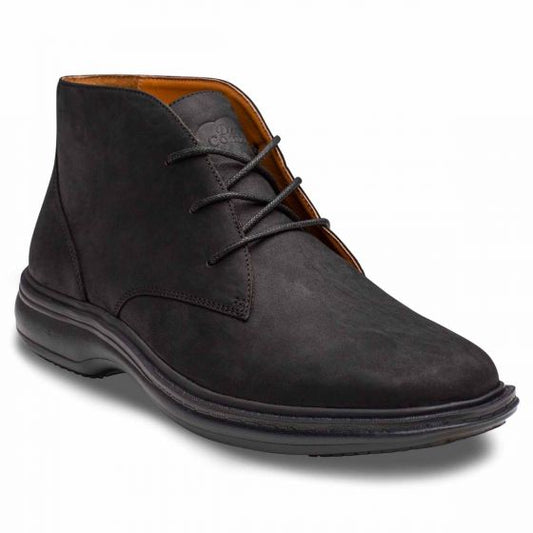 Dr. Comfort Men's Ruk Dress Boots - Dr. Comfort Men's Ruk Dress Shoes Black