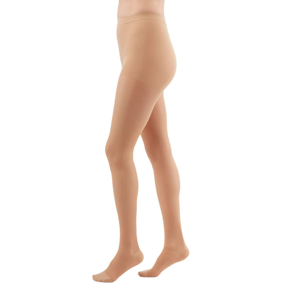 Medi Duomed Transparent Sheer Closed Toe Pantyhose - 20-30 mmHg - Nude