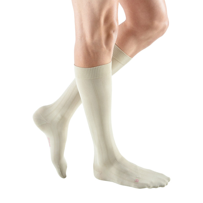 Medi for Men Knee High Classic Socks - 15-20 mmHg - Tan
