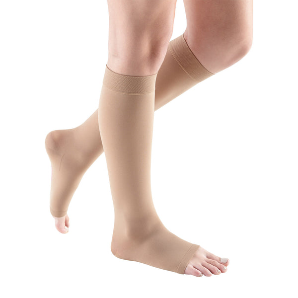 Medi Comfort Open Toe Knee Highs - 30-40 mmHg - Natural