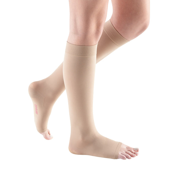 Medi Comfort Open Toe Knee Highs - 20-30 mmHg - Sandstone
